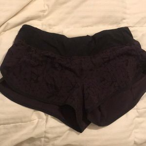 Lululemon speed shorts